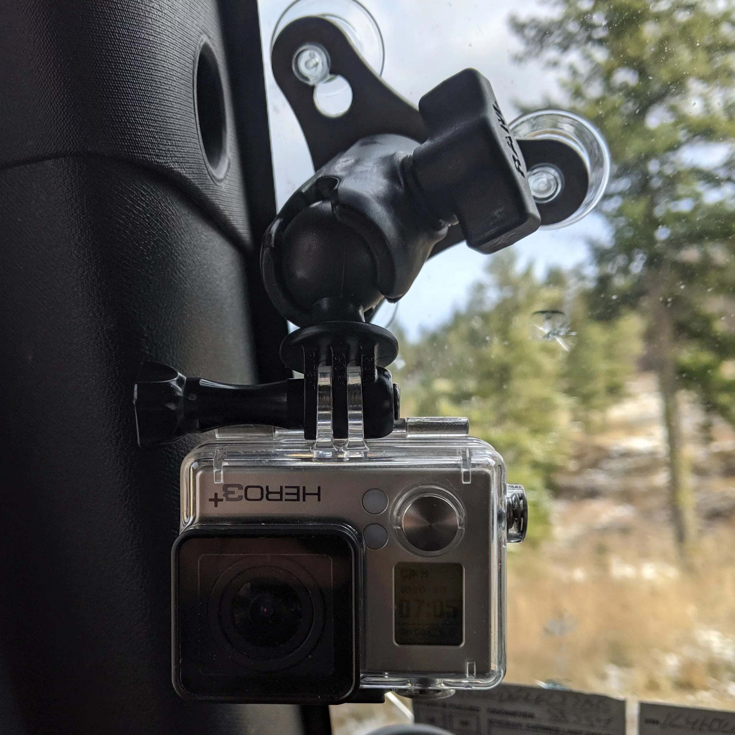 Spider Swivel GoPro Windshield Mount