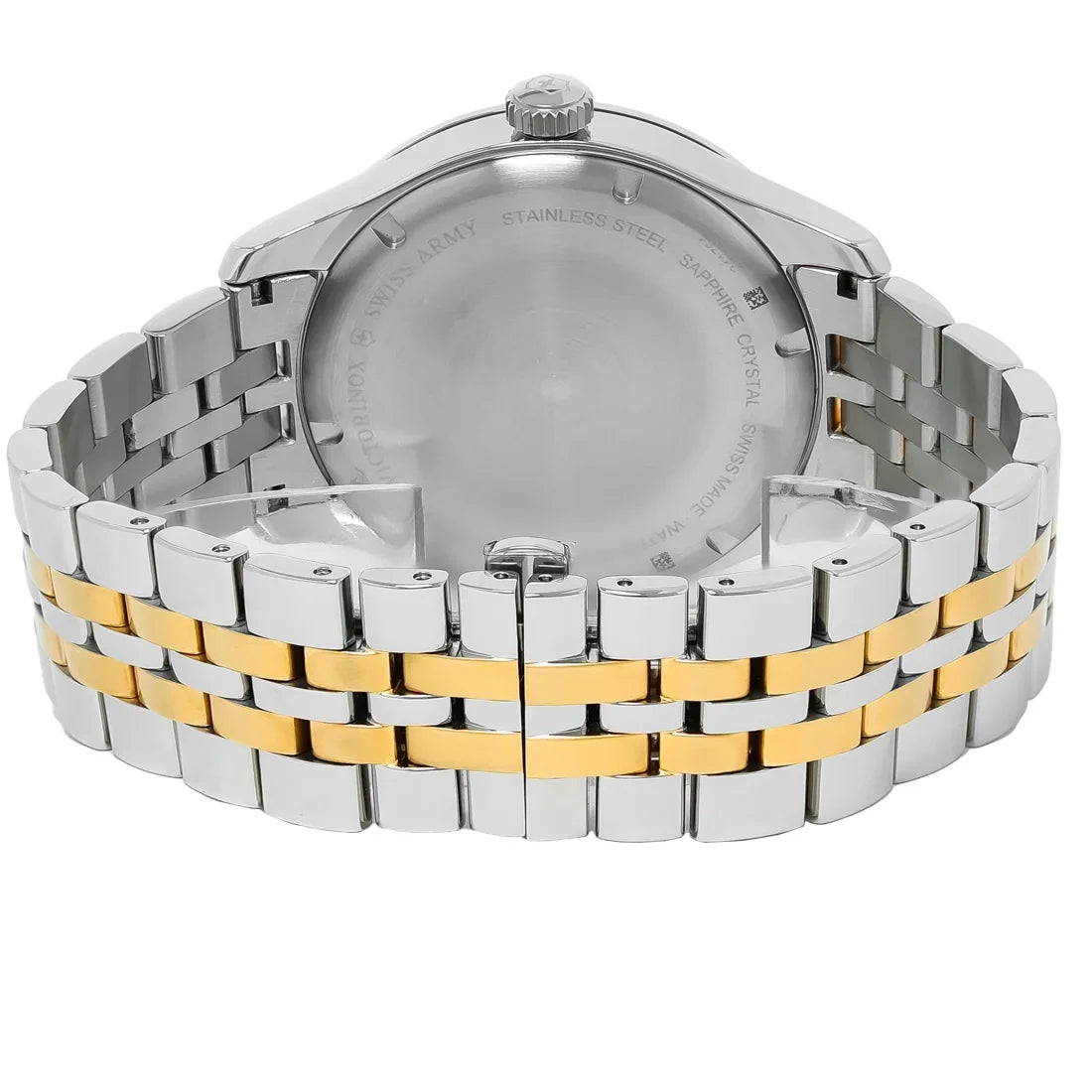 Swiss Army Alliance Mens Two Tone Stainless Grey Dial Watch 241764 (Unworn) No Box or Papers
