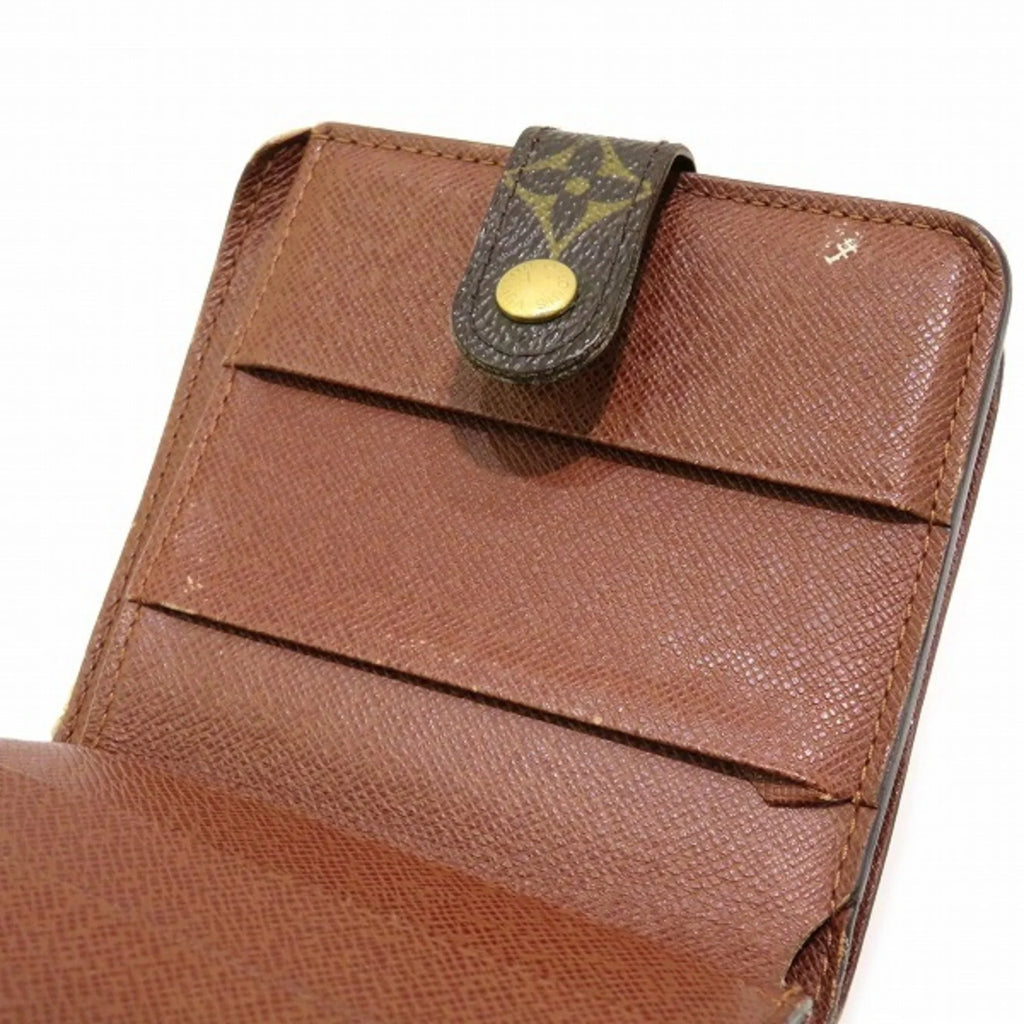 Pre-Owned Louis Vuitton Monogram Compact Zip M61667 Bifold Wallet Men's Women's (Fair)
