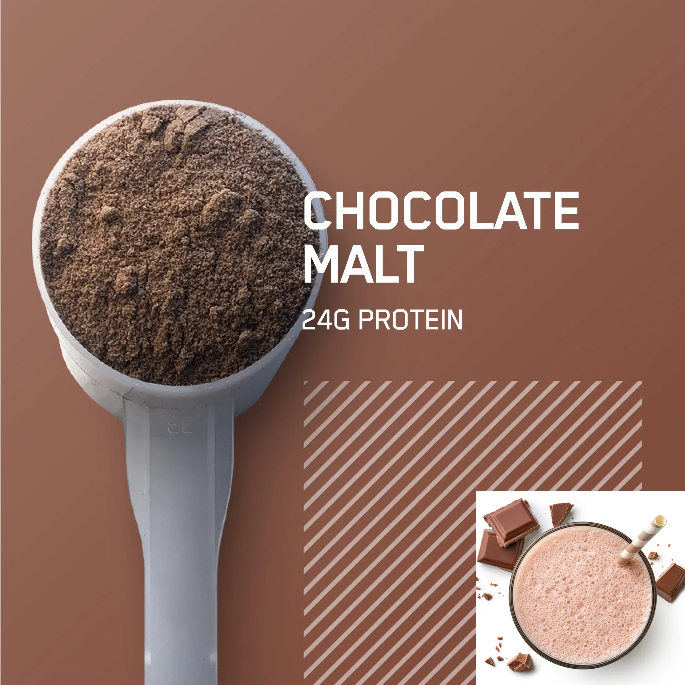 Optimum Nutrition, Gold Standard 100% Whey Protein Powder, 24 g Protein, Chocolate Malt, 2 lb, 29 Servings