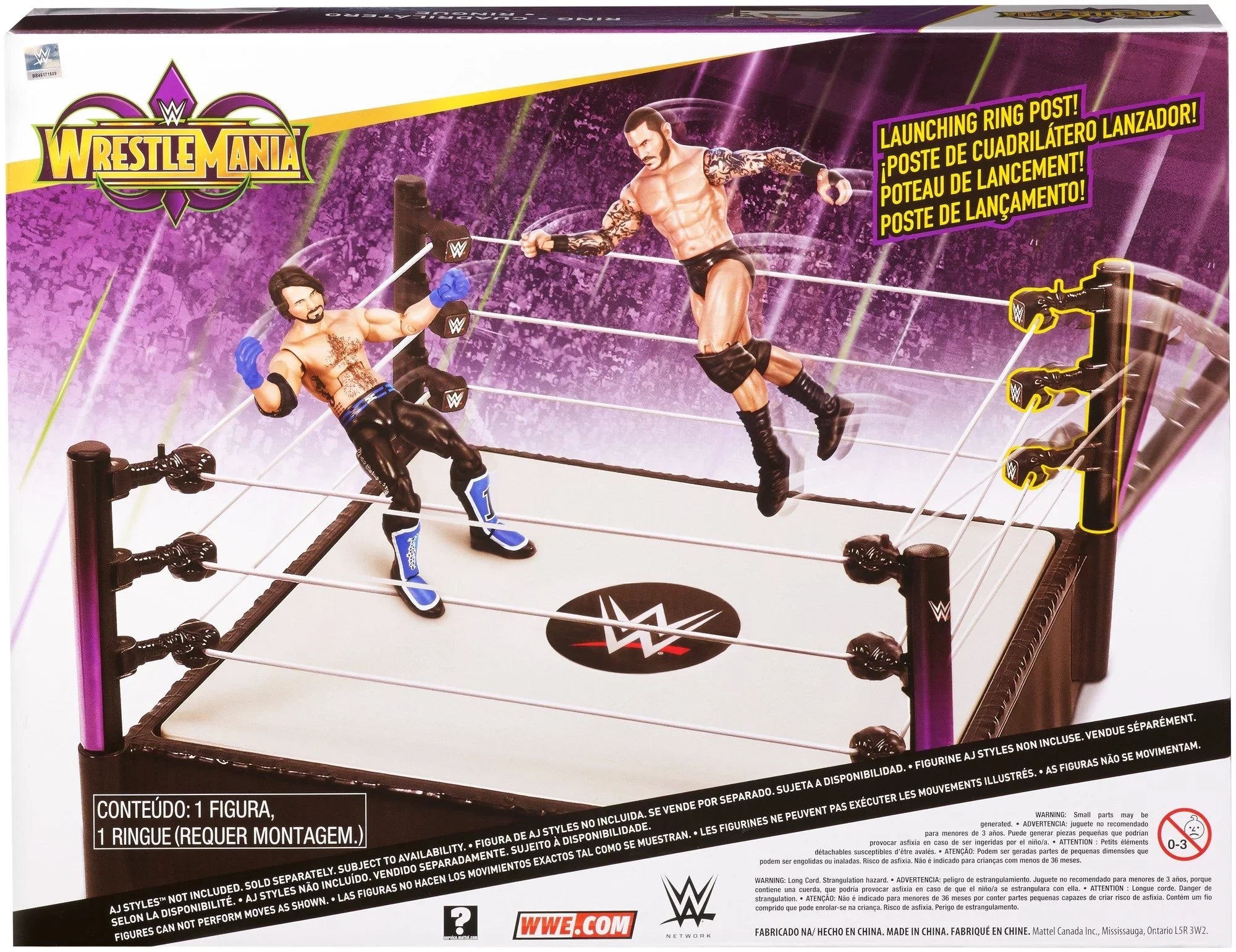 Wrestling Wrestlemania Ring Playset [Includes Randy Orton]