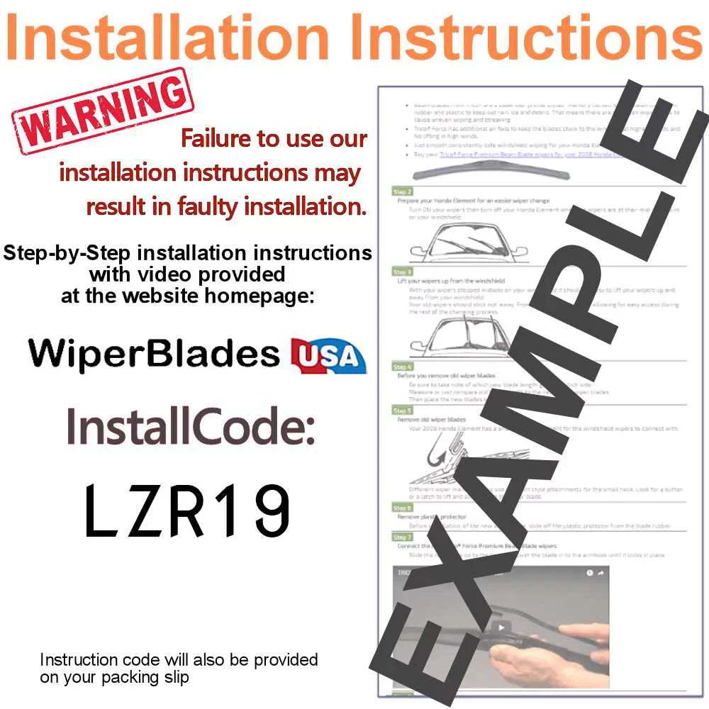 2019 Audi Q3 Beam Blade Wipers (Set of 2)