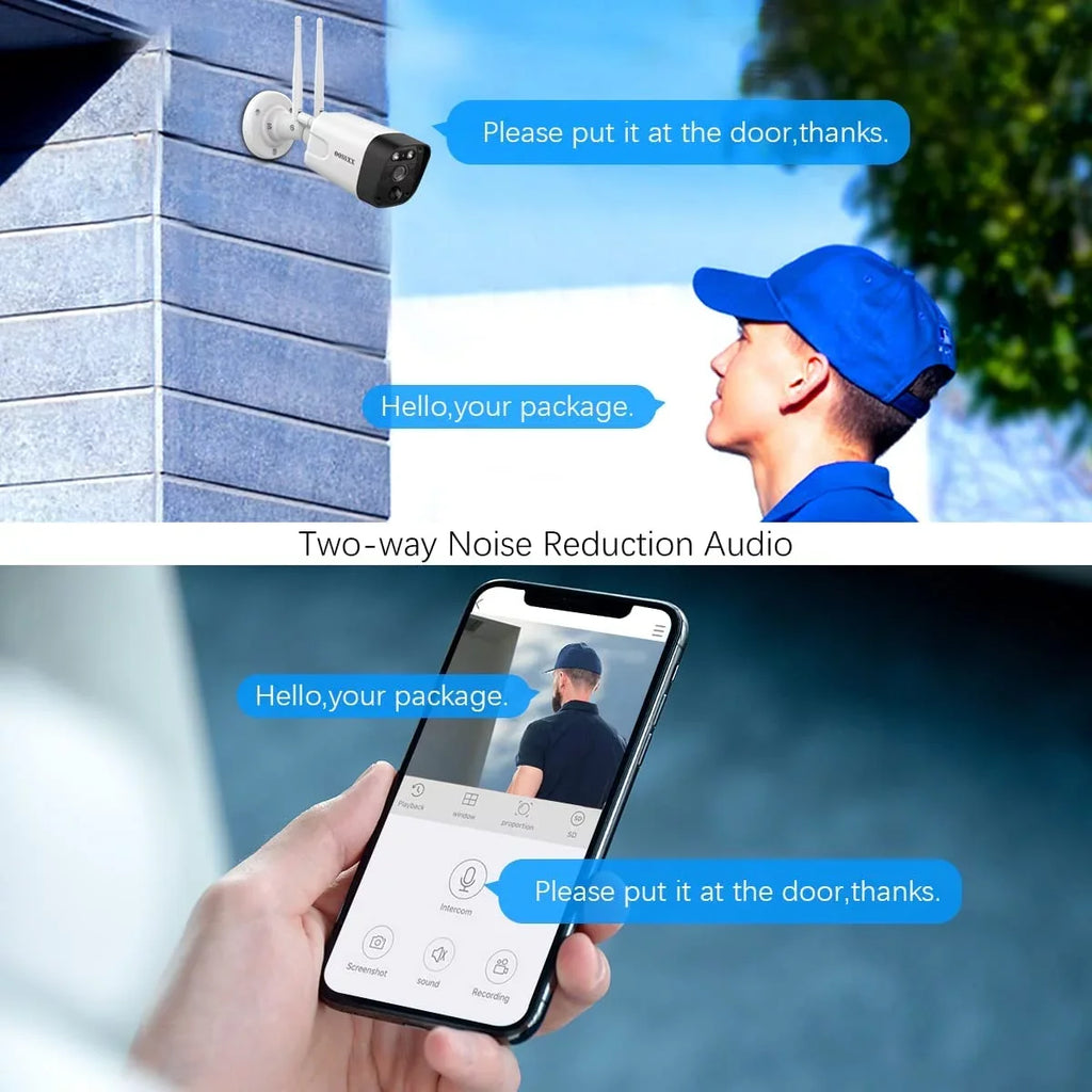 5.5MP Security Camera System,8PcsOutdoor camera, Security Cameras Wireless Wifi ,night vision surveillance cameras, 2-Way Audio