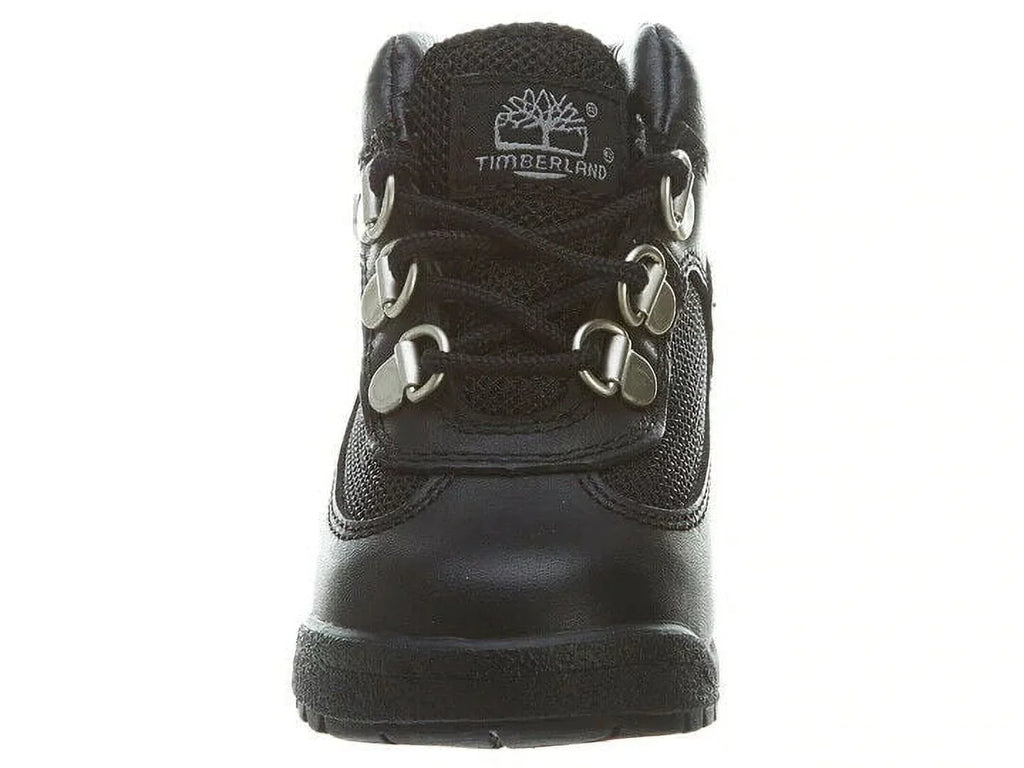 Timberland 15806 Baby Toddler Black Leather & Mesh Field Boot Shoes BS379 (6.5)