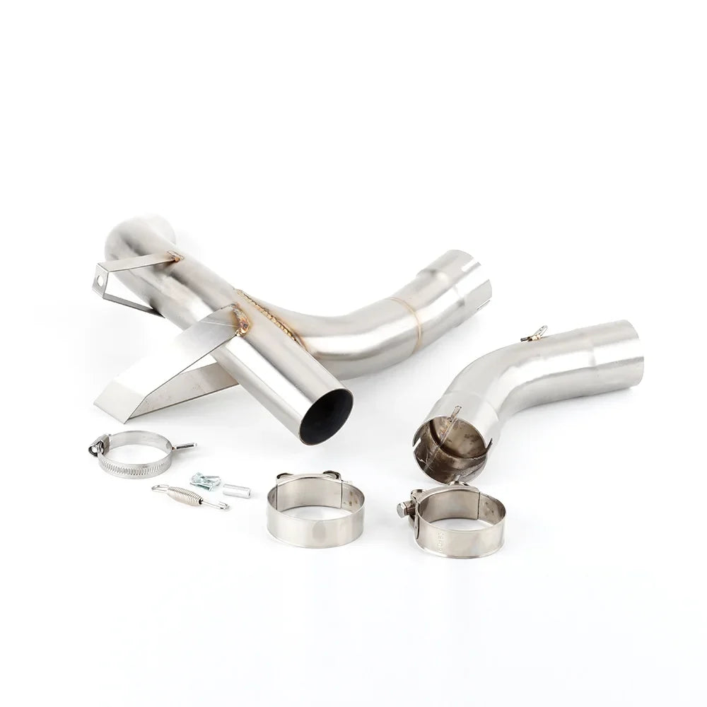 For Ducati Multistrada 1200 Enduro 2016 to 2019 MTS1200 Motorcycle Exhaust Slip On Mid Link Pipe