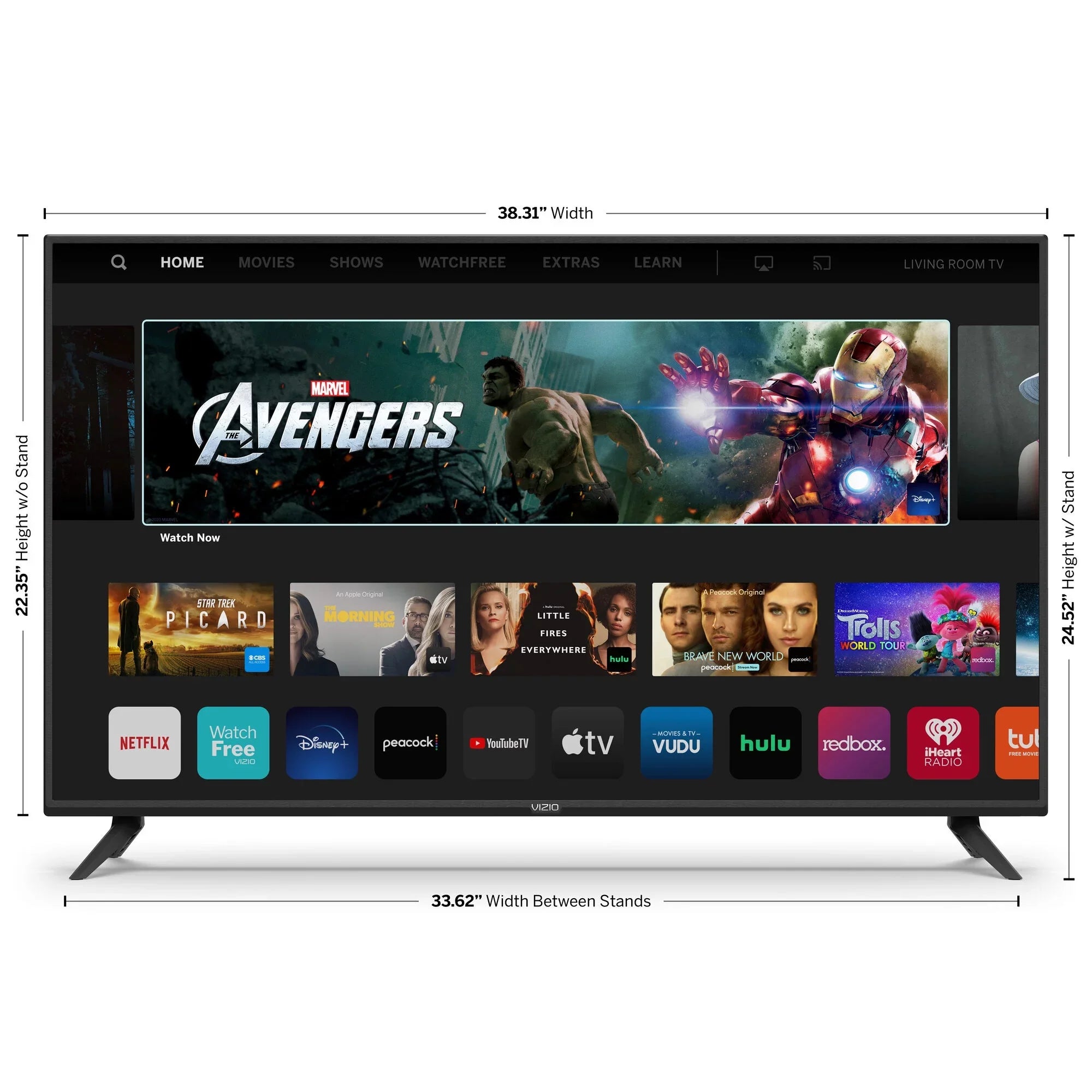 43" Class 4k  (2160p)  Smartcast Smart   V-Series V435-H11