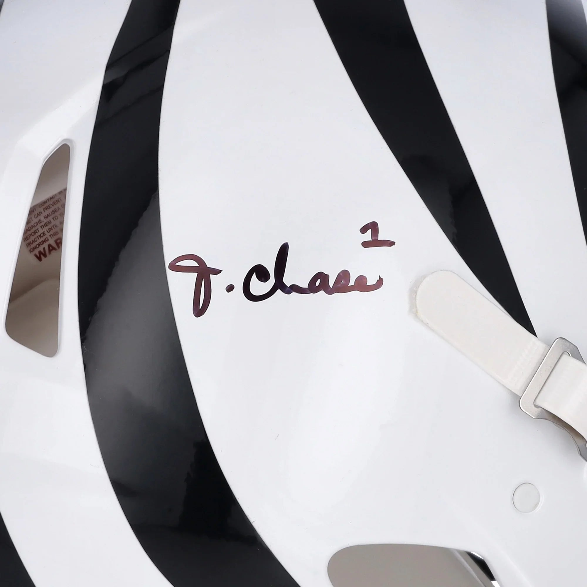 Ja'Marr Chase Cincinnati Bengals Autographed Riddell 2022 On Field Alternate Speed Authentic Helmet