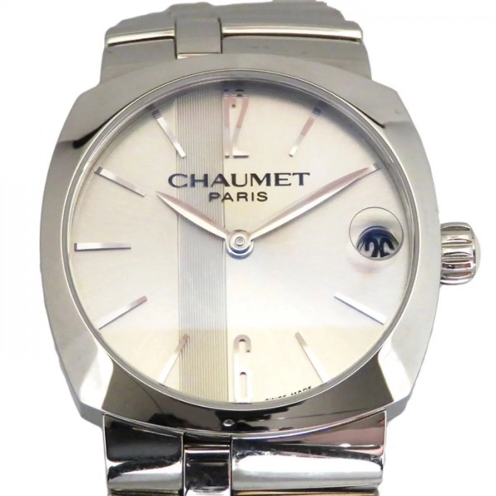 Pre-Owned Chaumet  Miss Dandy W1166029K silver dial watch ladies (Good)