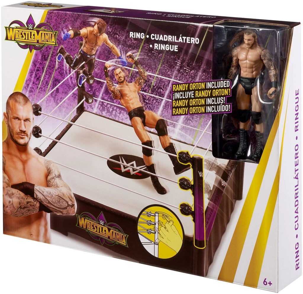 Wrestling Wrestlemania Ring Playset [Includes Randy Orton]