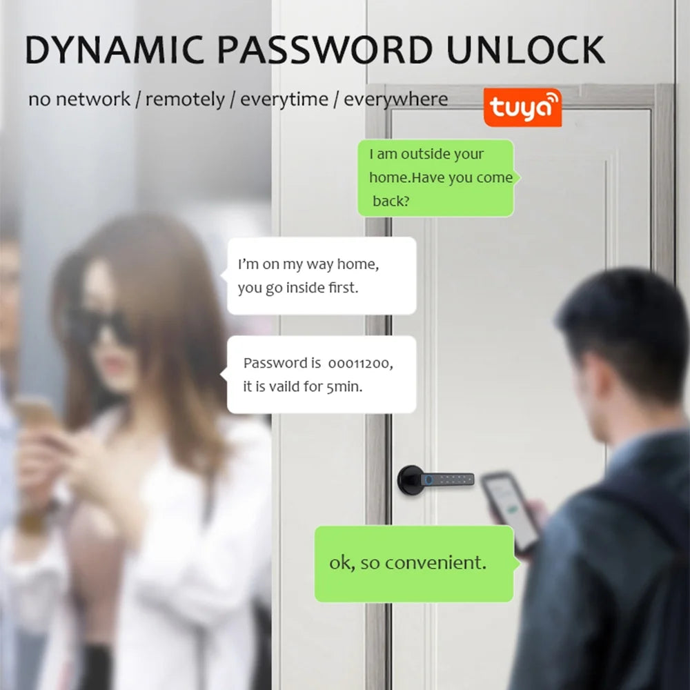 Anself Wafu Smart Lock Keyless Entry Door Lock
