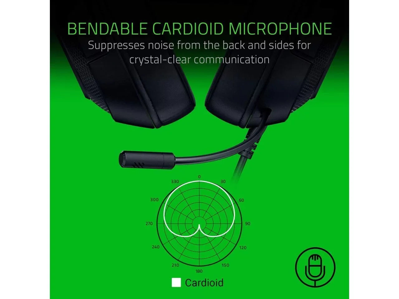 Razer Kraken X Lite Ultralight Gaming Headset: 7.1 Surround Sound Capable Lightweight Frame Bendable Cardioid Microphone for , Xbox, PS4, Nintendo Switch - Classic Black