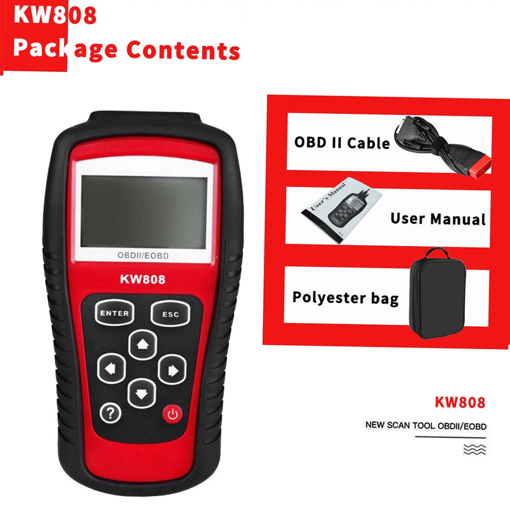 Mixfeer  /  Cars Code Reader and Auto Scanner Detection Decoder KW808
