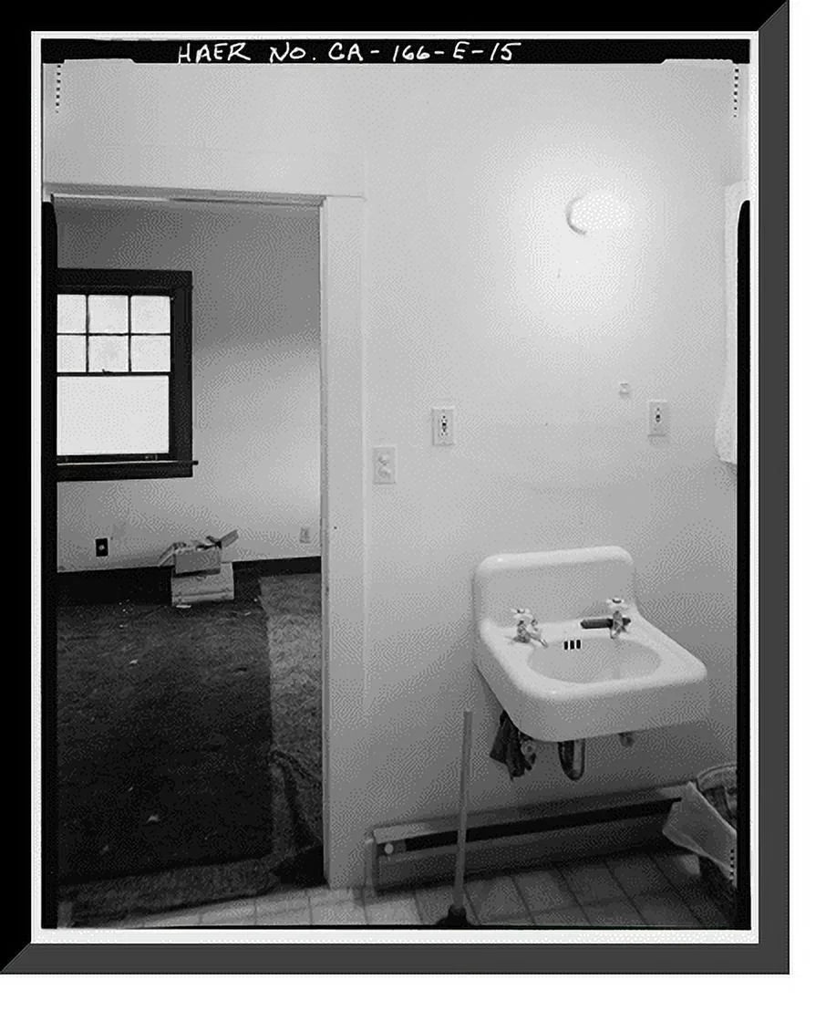 Historic Framed Print, Rush Creek Hydroelectric System, Clubhouse Cottage, Rush Creek, June Lake vicinity, Mono County,  - 15, 17-7/8" x 21-7/8"