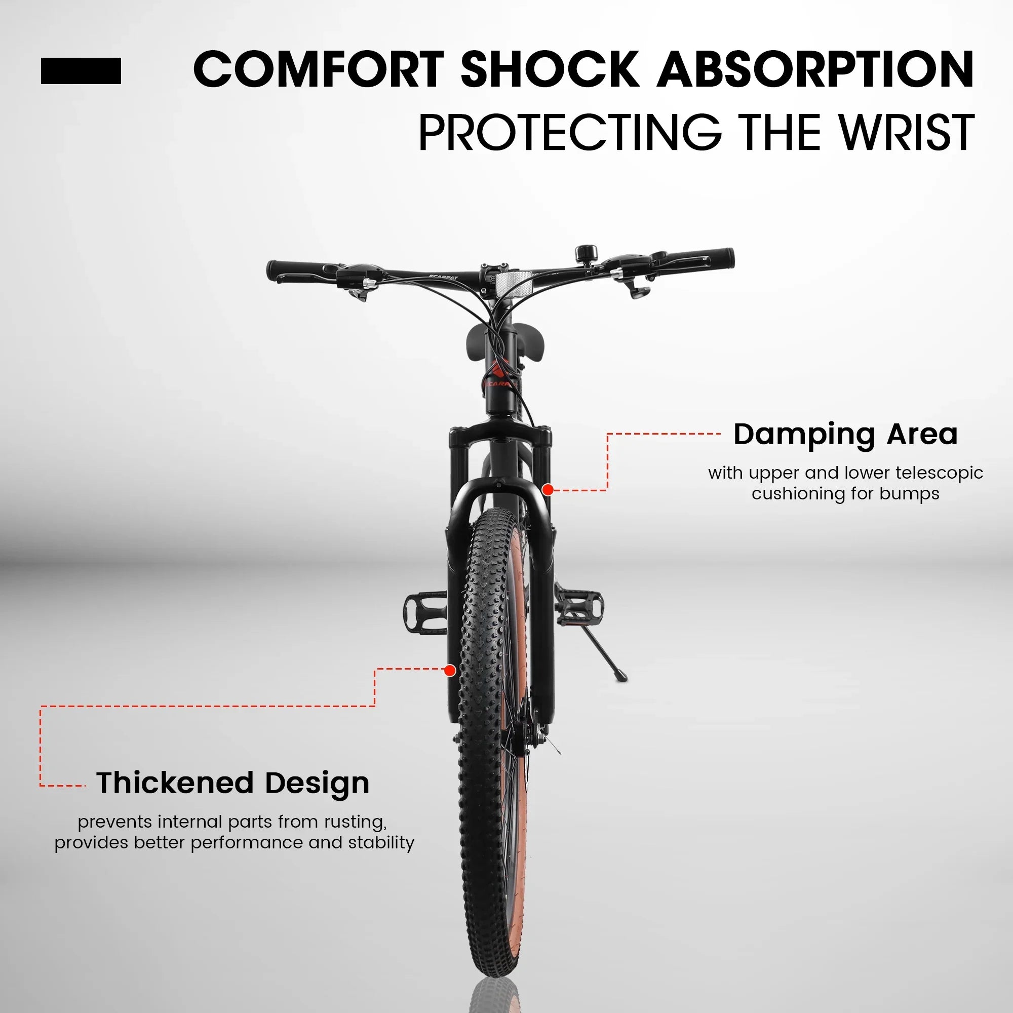 Ecarpat Mountain Bike - 1 - 44.0 - Conquer trails with ease on this versatile bike!