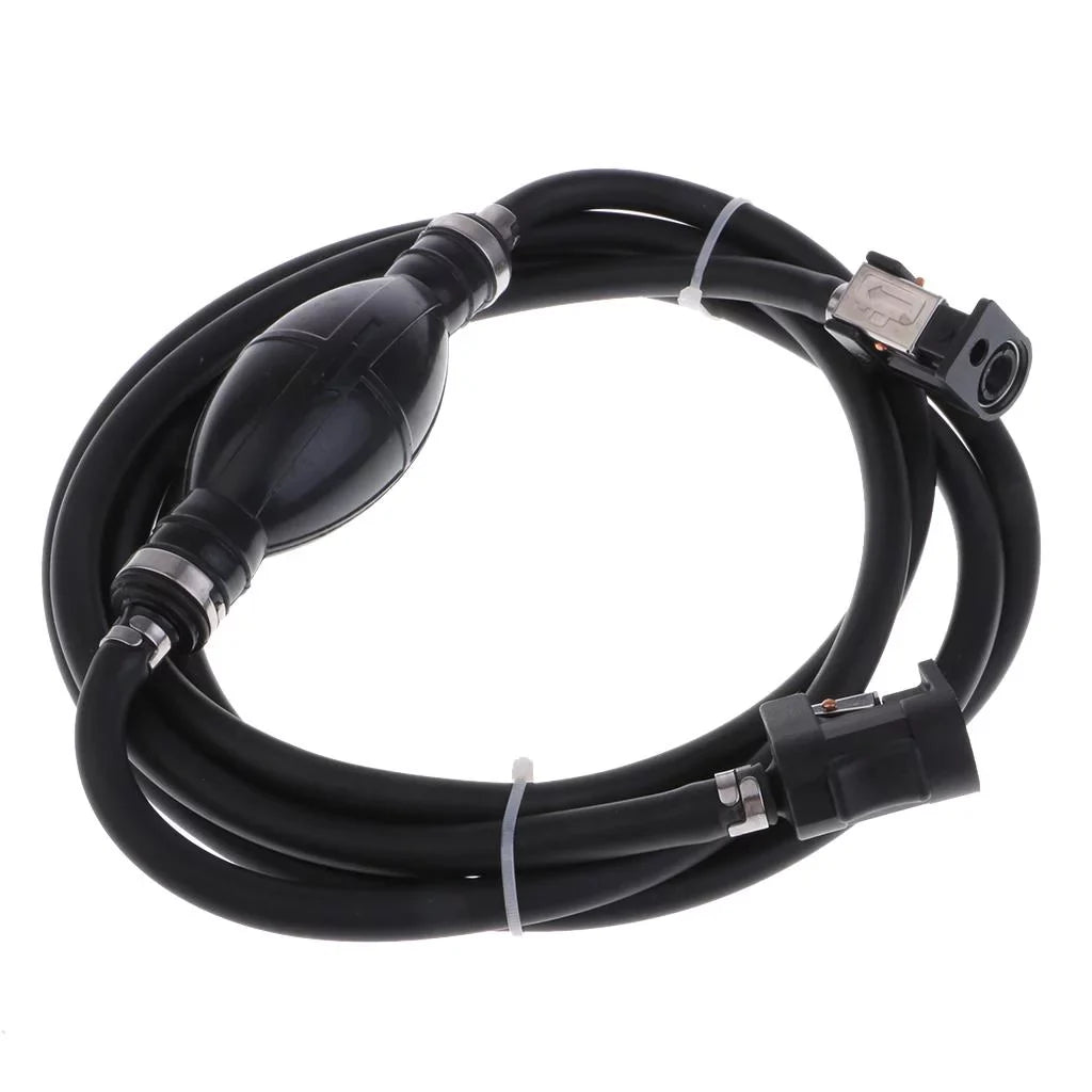 Universal Marine Boat RVs Fuel Line with Petrol Tank Connector And Bulb (Rubber) - 6.5x11mm