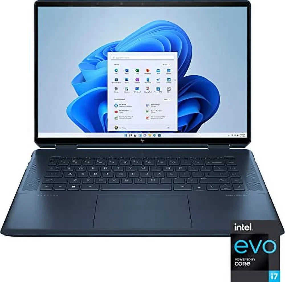 Spectre 2-in-1 Laptop 2022 | 16" 3K+  Touchscreen | Intel  Platform | 12th Core i7-12700H Iris Xe Graphics | 16GB DDR4 512GB  | WiFi 6e Thunderbolt 4 Backlit Fingerprint & Pen | Win 10