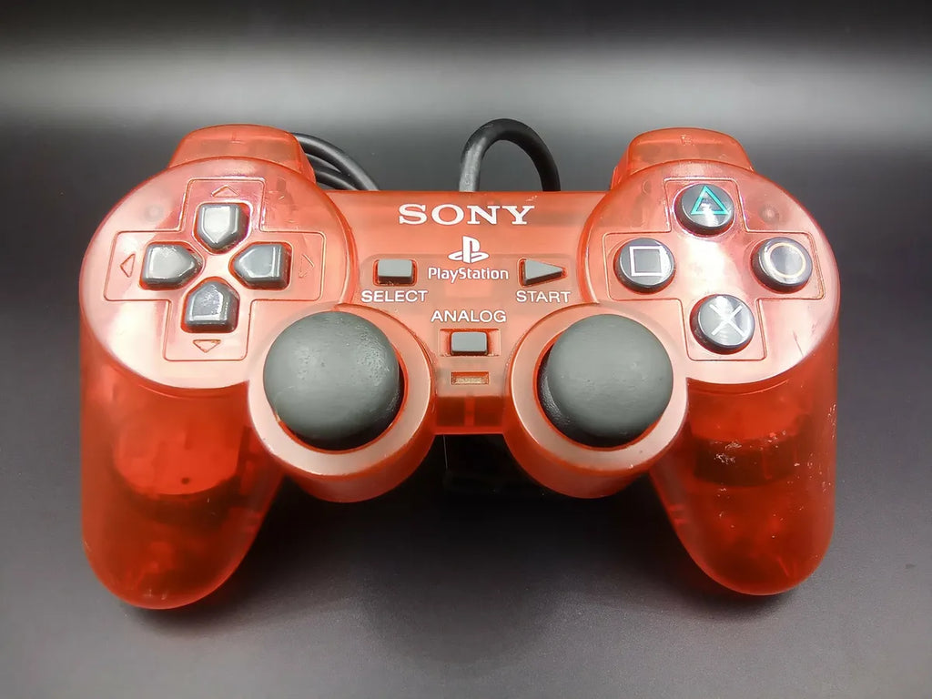 Sony PlayStation 2 Controller Clear Red  Used