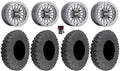 MetalFX Delta Bdlk  15" Wheels Gm 33" Race Soft Tires Can-Am Maverick X3 / Honda Pioneer 1000 / Talon