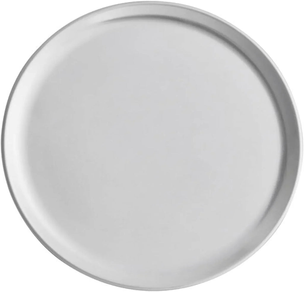TrueCraftware- Set of 6 Aluminum 11” Pizza Tray Pan Coupe Style - Bakeware Round Pizza Pan Pizza Tray Baking Tray Round Baking Tray for Home Kitchen Pizzeria & Restaurants