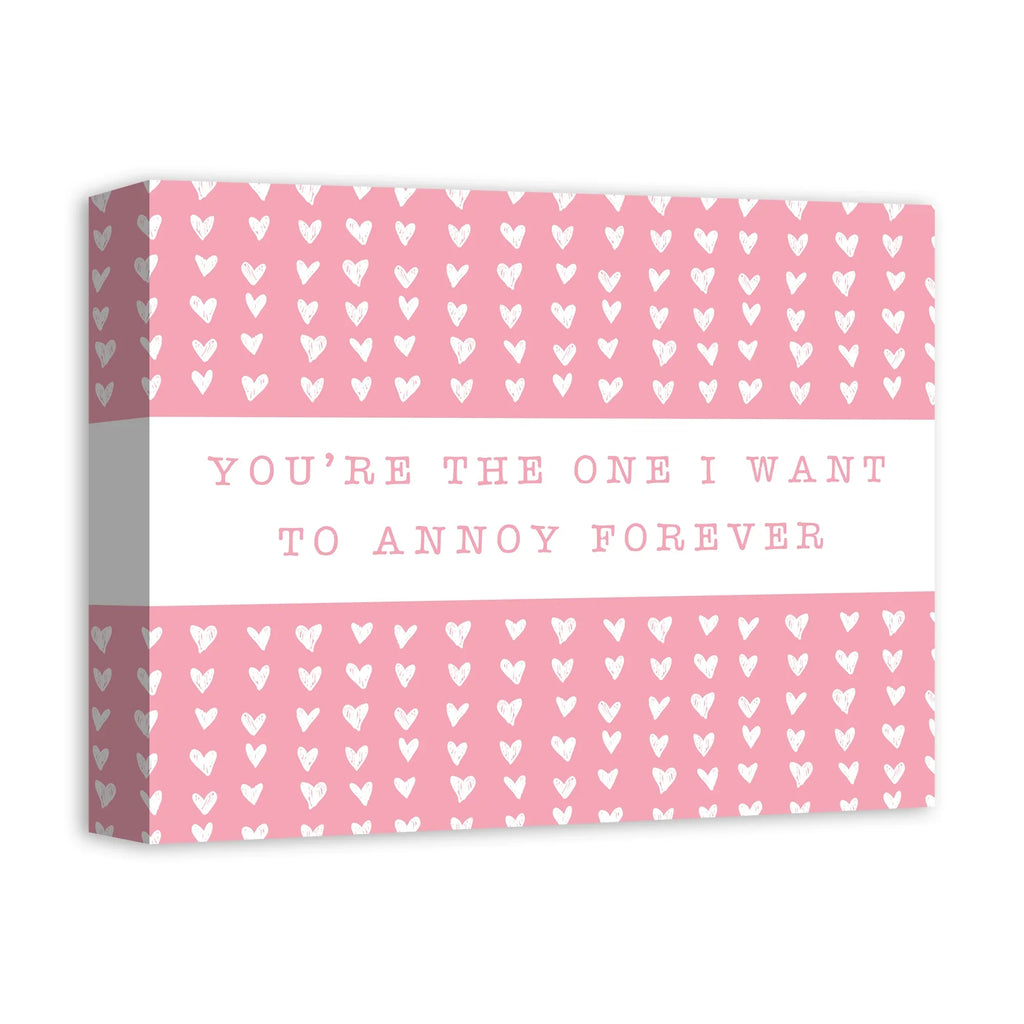 Creative Products One Annoy Forever Pink 14 x 11 Canvas Wall Art