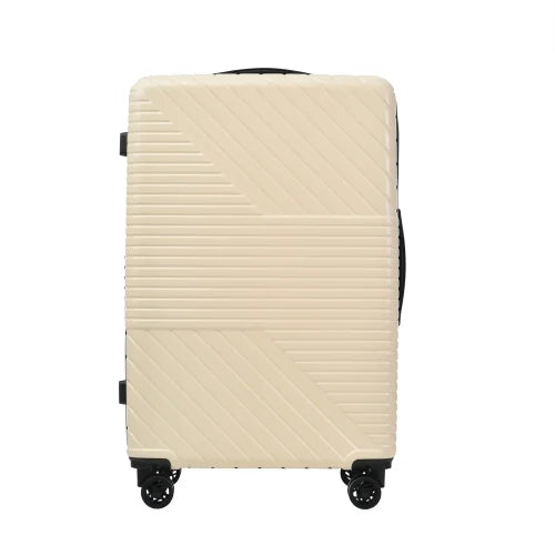 Zateety Hardshell Luggage Sets 3 Piece double spinner 8 wheels Suitcase with  Lock Lightweight 20''24''28''
