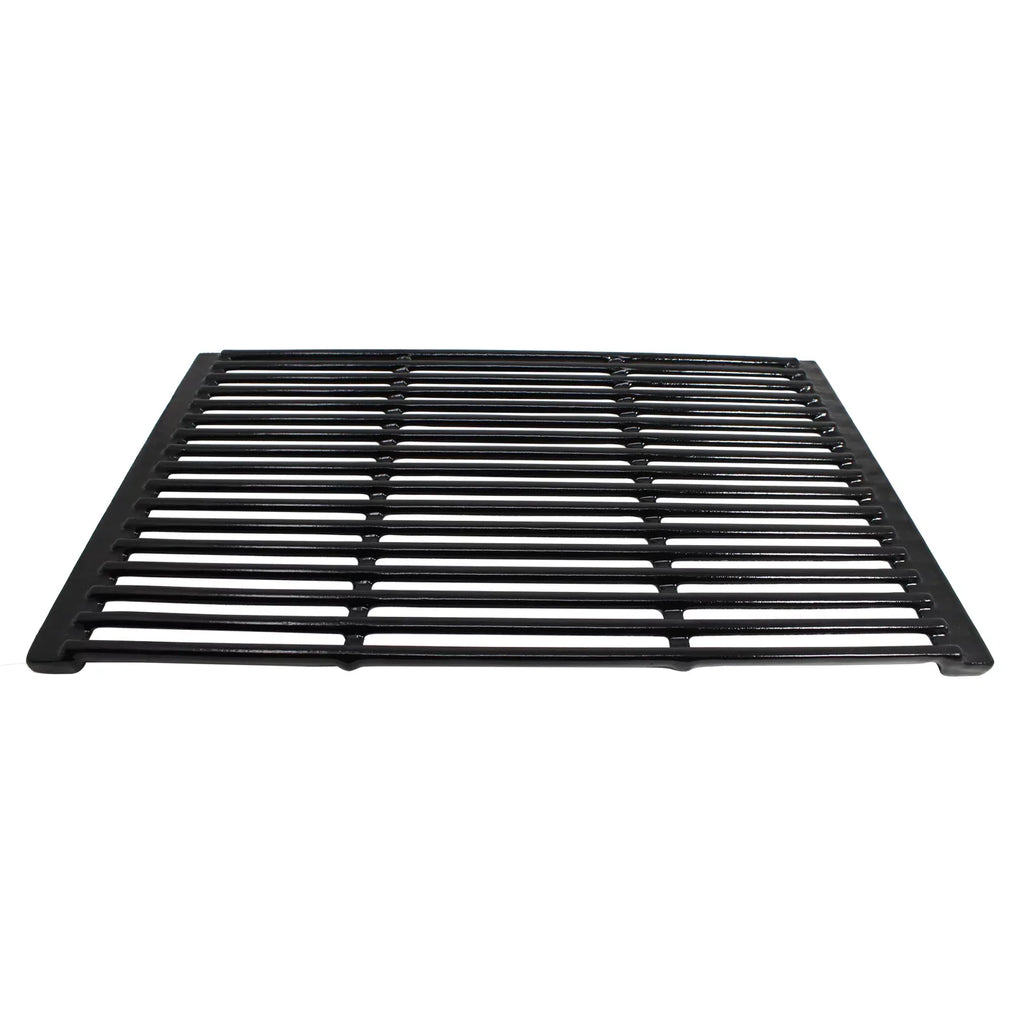 2  Grill Cooking Grates & 3 Heat Shield Plate Tent Replacement Parts for Charmglow 810-6320-V - Compatible Barbeque Porcelain Enameled Cast Iron Grid 19" & Flame Tamer, Flavorizer Bar