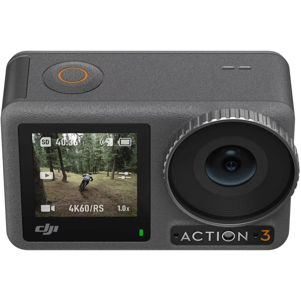 Osmo Action 3 Action Camera, Adventure Combo 4K 120fps Super-Wide  Bundle with  Care Refresh 1-Yr Plan for  Osmo Action 3 and Premium Custom Case
