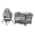 Graco Pack 'n Play Day2Dream Flat Bassinet Deluxe Playard,Grey, Unisex