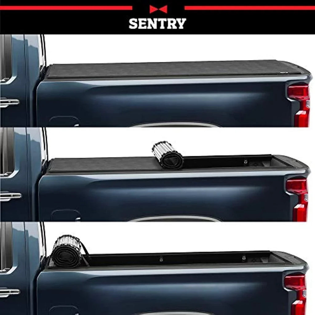 Truxedo Sentry Hard Rolling Truck Bed Tonneau Cover | 1594701 | Compatible with 2022 Ford Maverick 4' 6" Bed (54.4")