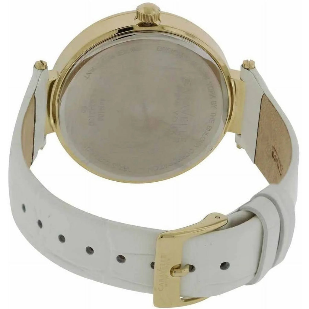 Caravelle New York Leather Women's Watch, 44N104