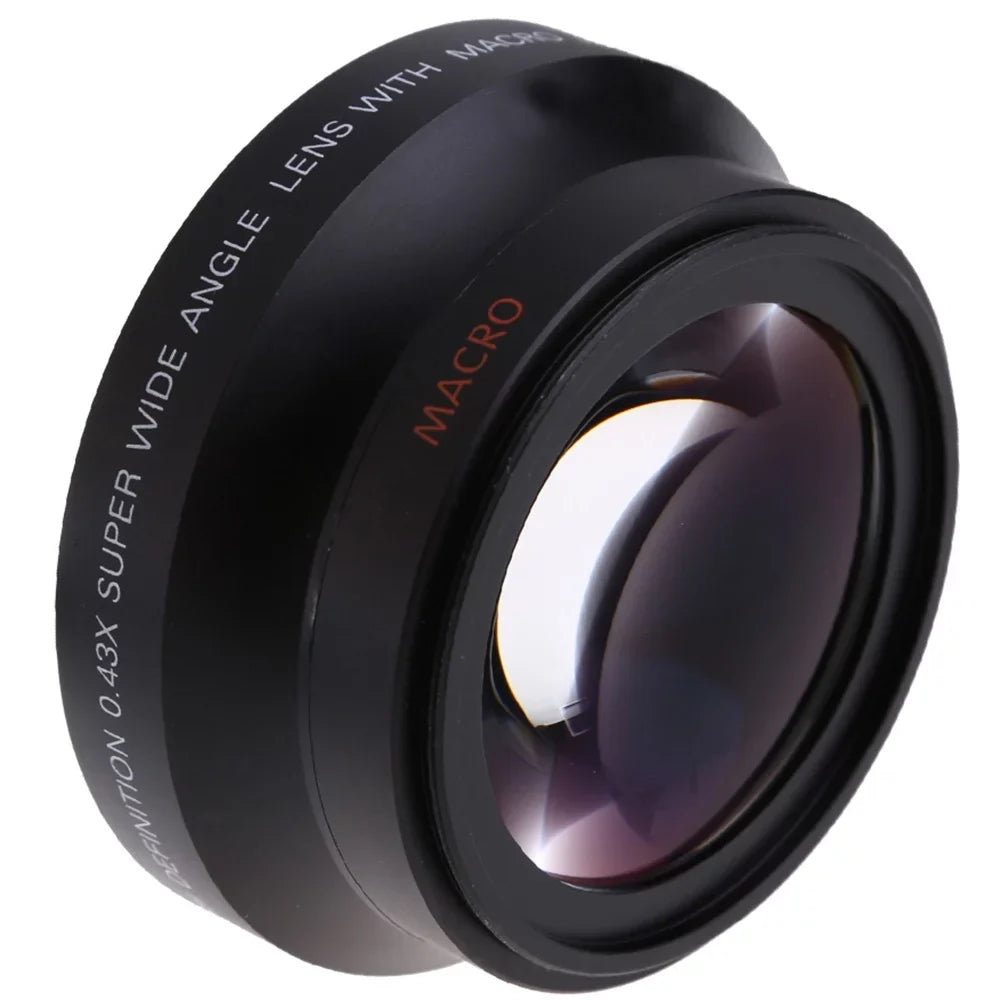 67mm Digital High Definition 0.43×SuPer Wide Angle Lens With Macro Japan Optics for Rebel T5i T4i T3i 18-135mm 17-85mm and Nikon 18-105 70-300VR