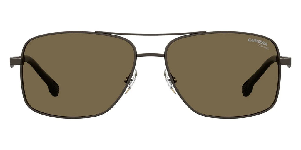 Carrera Polarized Bronze Rectangular Men's Sunglasses  8040/S 009Q/ 60