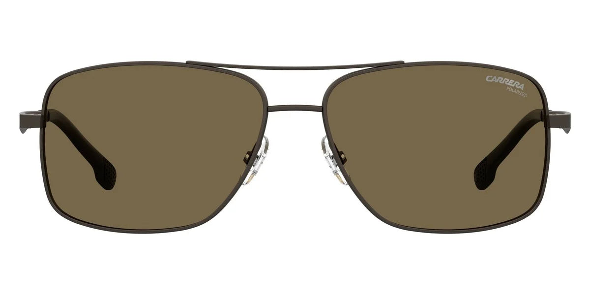 Carrera Polarized Bronze Rectangular Men's Sunglasses  8040/S 009Q/ 60