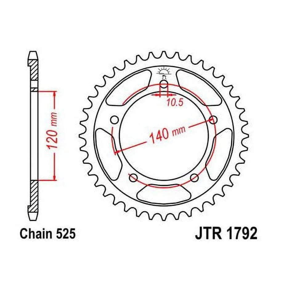 Front & Rear Sprocket Kit for Street  -R600 2006-2010