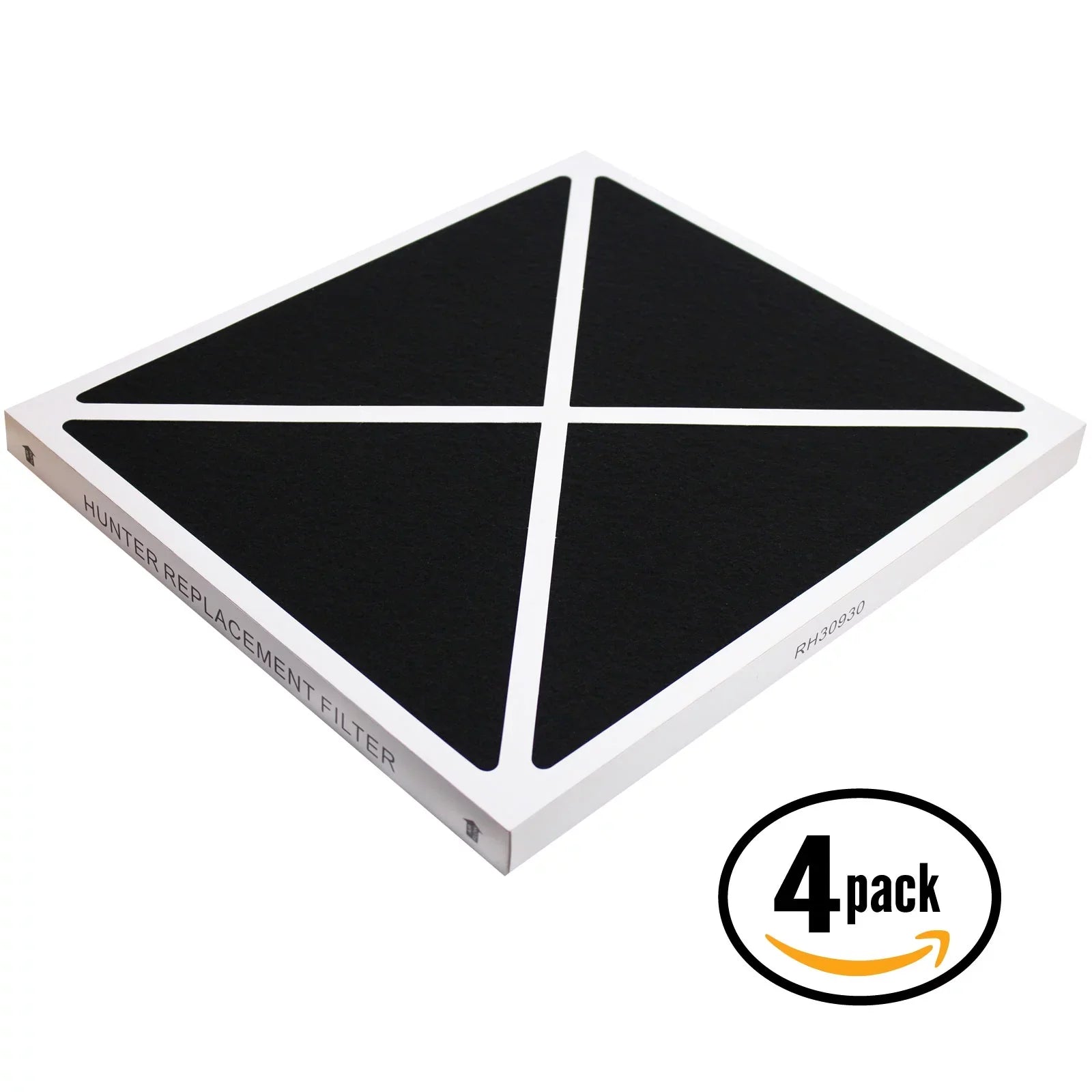 4-Pack Replacement Hunter 30256 Air Purifier Filter - Compatible Hunter 30930 Air Filter