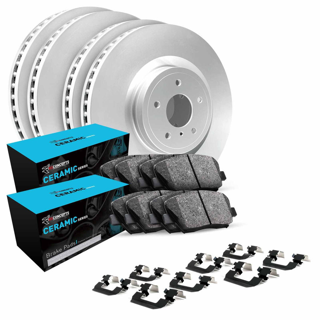 R1 Concepts Wdwh2 59054 R1 Concepts Brake Rotor Carbon Coated With Ceramic Pads Fits select: 2002-2003