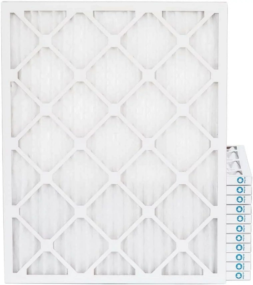 18X24x1  8 Pleated  Furne 1 Inch Air Filters. Case Of 12. Size: 17-1/2 X 23-1/2 X 3/4, White, 21208-011824