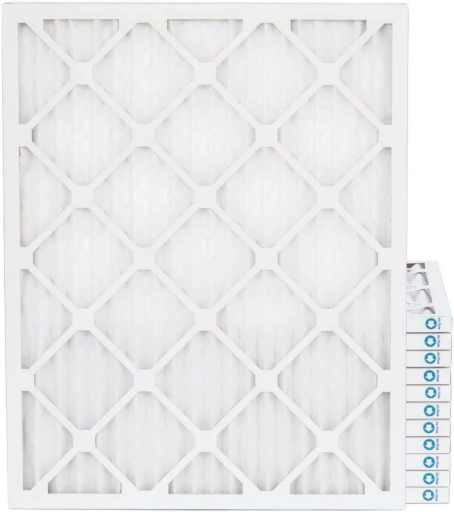 18X24x1  8 Pleated  Furne 1 Inch Air Filters. Case Of 12. Size: 17-1/2 X 23-1/2 X 3/4, White, 21208-011824
