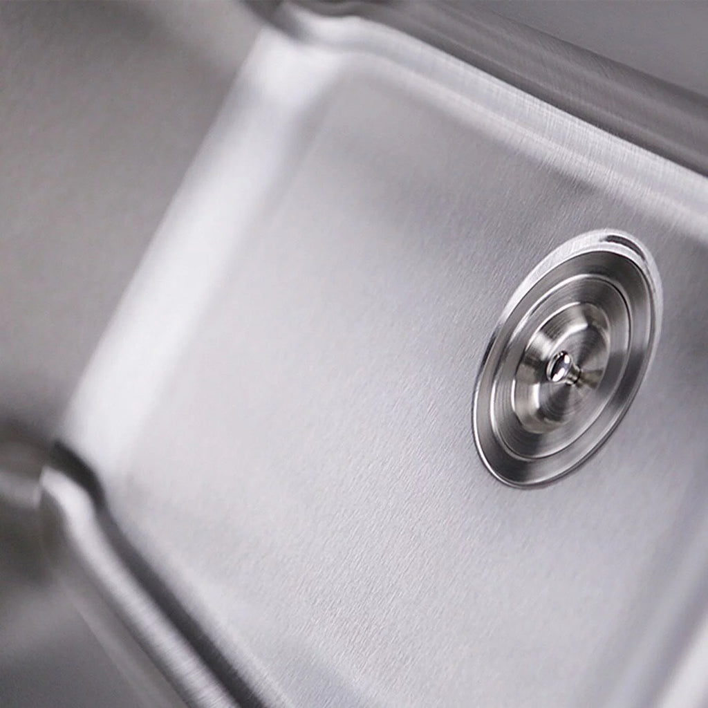 Stainless Steel 33-inch Drop-in Single Bowl Kitchen Sink