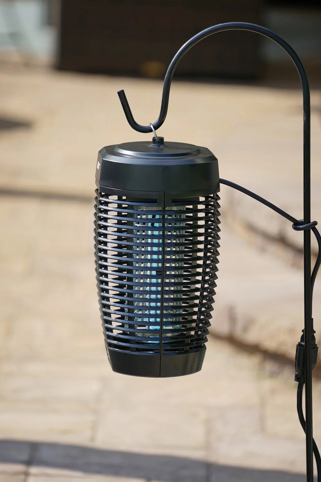 40W Outdoor 1 Acre Mosquito and Bug Zapper, Electronic Insect Killer, Black