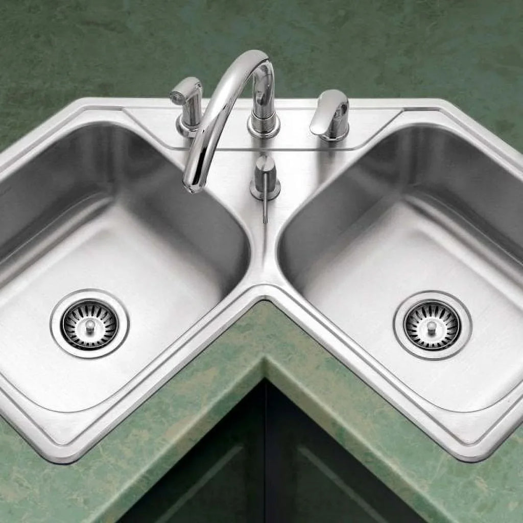 Houzer -3221-1 31-7/8" x 31-7/8" Stainless Steel Topmount Kitchen Sink