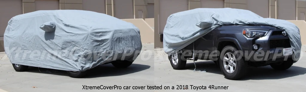 Car Cover fits 2019 2020 Cadillac XT4  XtremeCoverPro Waterproof Silver Series Grey