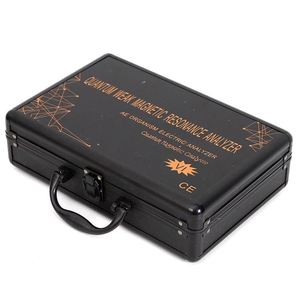 TOOL1SHOoo 6TH 4.7.0 Hand Touch Quantum Magnetic Resonance Body Analyzer  Body Health Analyzer Black
