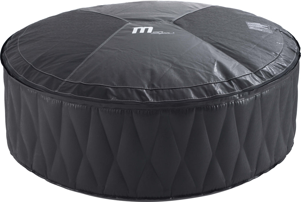 Mspa Mont Blanc, A Premium Inflatable Hot Tub & Spa, 118 Jets, 700w Massage Air Blower, 1350w Water Heater, One Piece Easy Install, Round, 2+2 Persons