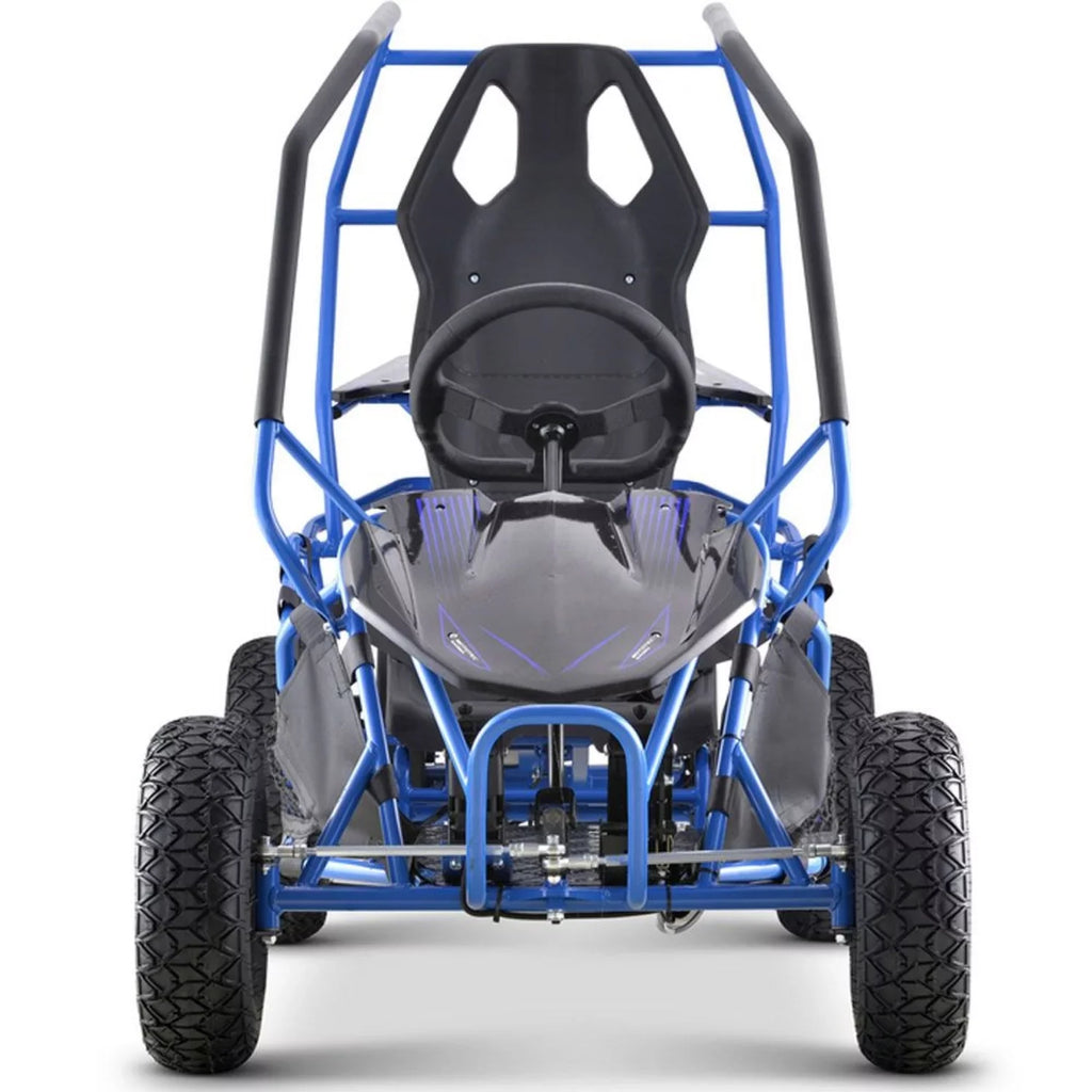 MotoTec Maverick Electric Go Kart 36v 1000w Blue