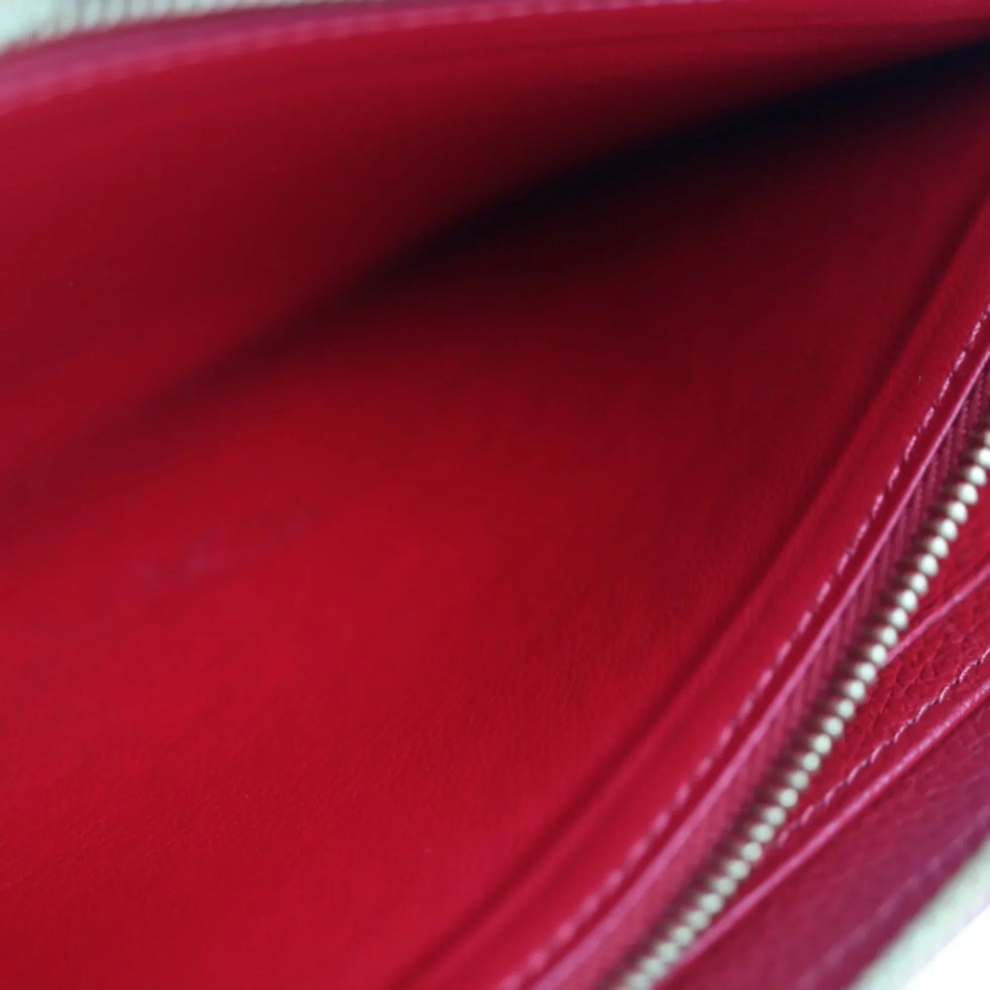 Pre-Owned   Louis Vuitton Zippy Wallet Long M60737 Monogram Implant Cerise Zip Around Round Zipper (Good)