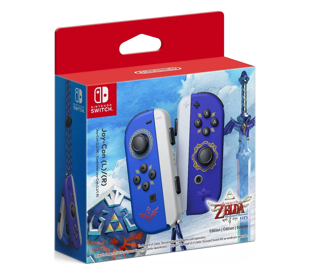 Legend of Zelda Skyward Sword Edition Joy Con Controllers [Nintendo]