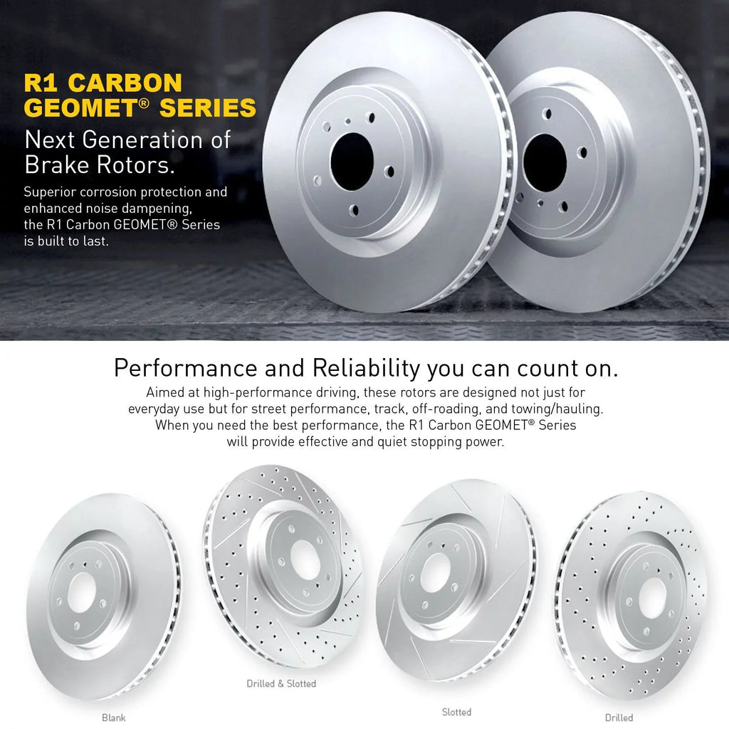 R1 Concepts Wdpn1 13023 R1 Concepts Brake Rotor Carbon Coated Fits select: 2018-2022  , 2017-2022
