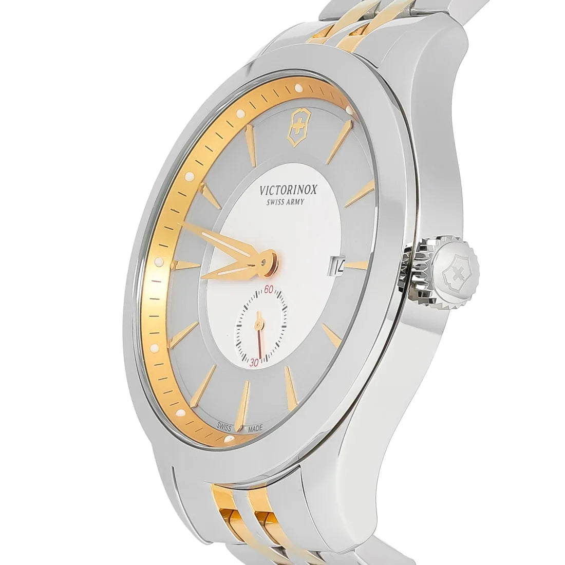 Swiss Army Alliance Mens Two Tone Stainless Grey Dial Watch 241764 (Unworn) No Box or Papers