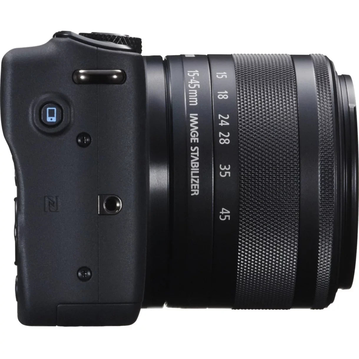 Canon  M10 18 Megapixel Mirrorless Camera with Lens, 0.59", 1.77", Black